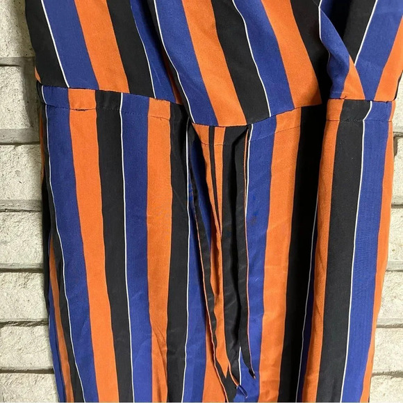 Madewell x no.6 silk playa cami jumpsuit multi-stripe - Picture 4 of 7